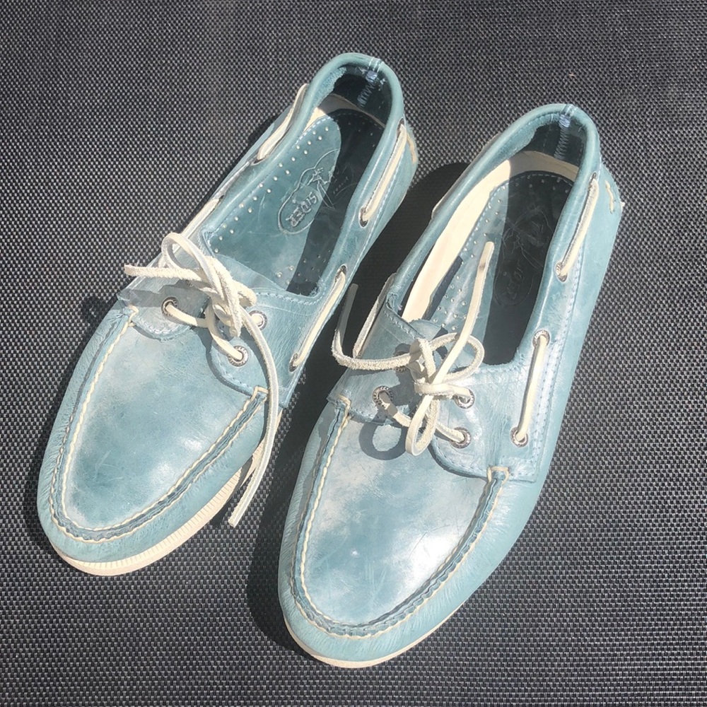 Blue Sperry Top-Sider Non-Marking Boat Shoes